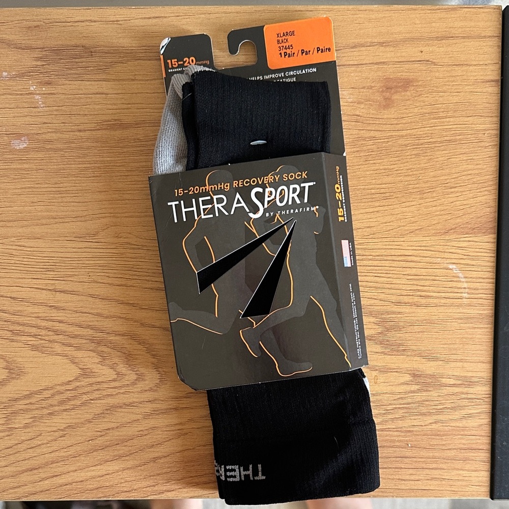 Black and Gray Athletic Socks